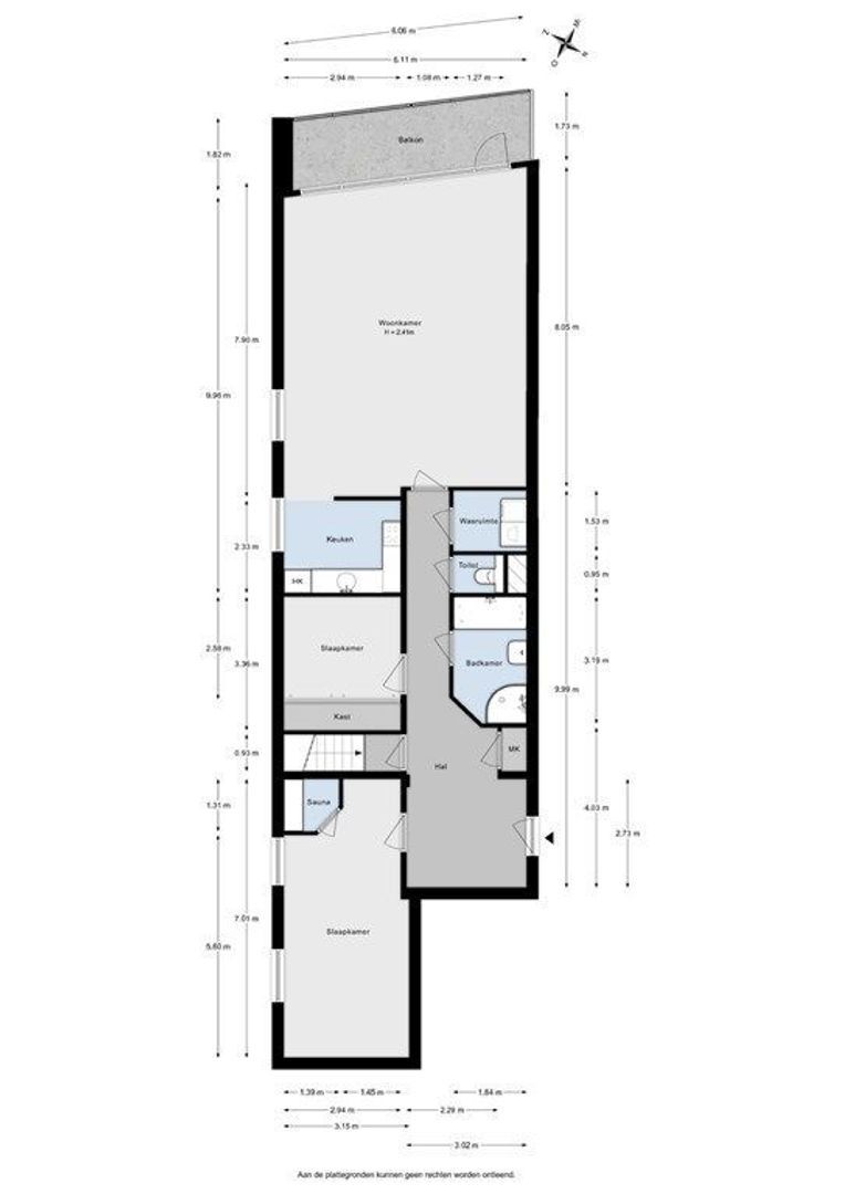 Heer Bokelweg 186, Rotterdam plattegrond-61