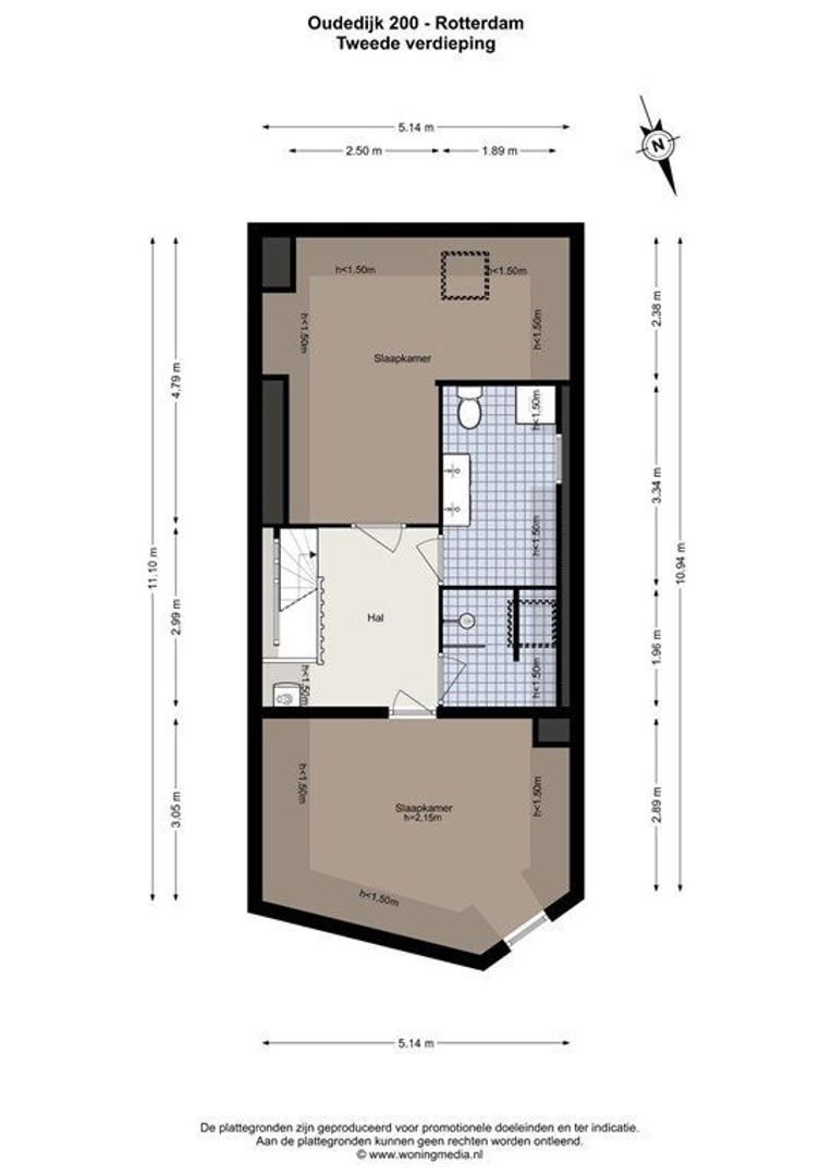 Oudedijk 200, Rotterdam plattegrond-27