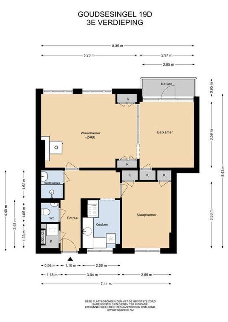 Goudsesingel 19 D, Rotterdam plattegrond-24