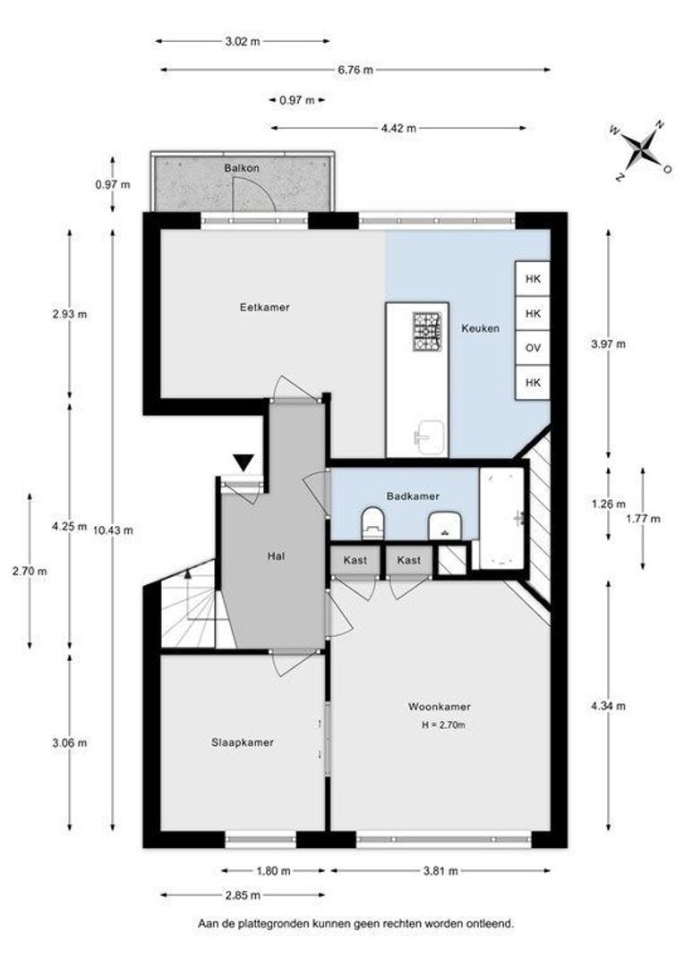 Bijlwerffstraat 33 B02, Rotterdam plattegrond-55