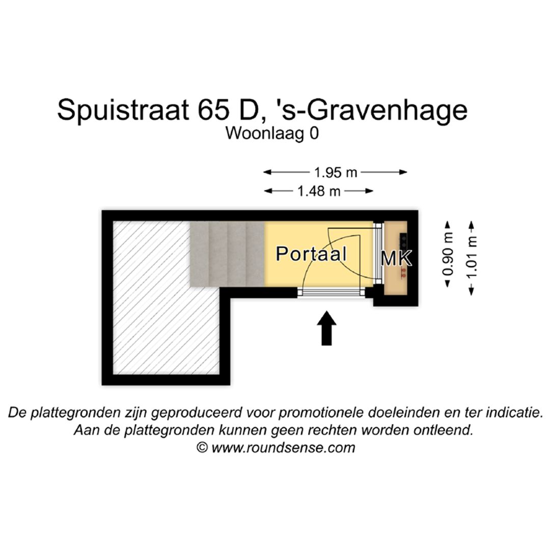 Spuistraat 65 D, Den Haag plattegrond-34