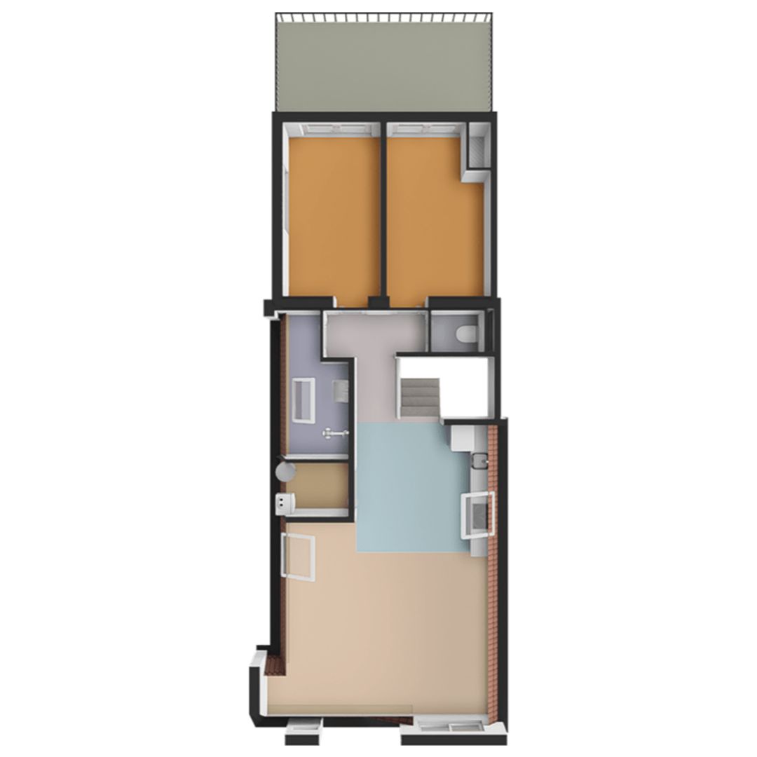 Spuistraat 65 D, Den Haag plattegrond-34