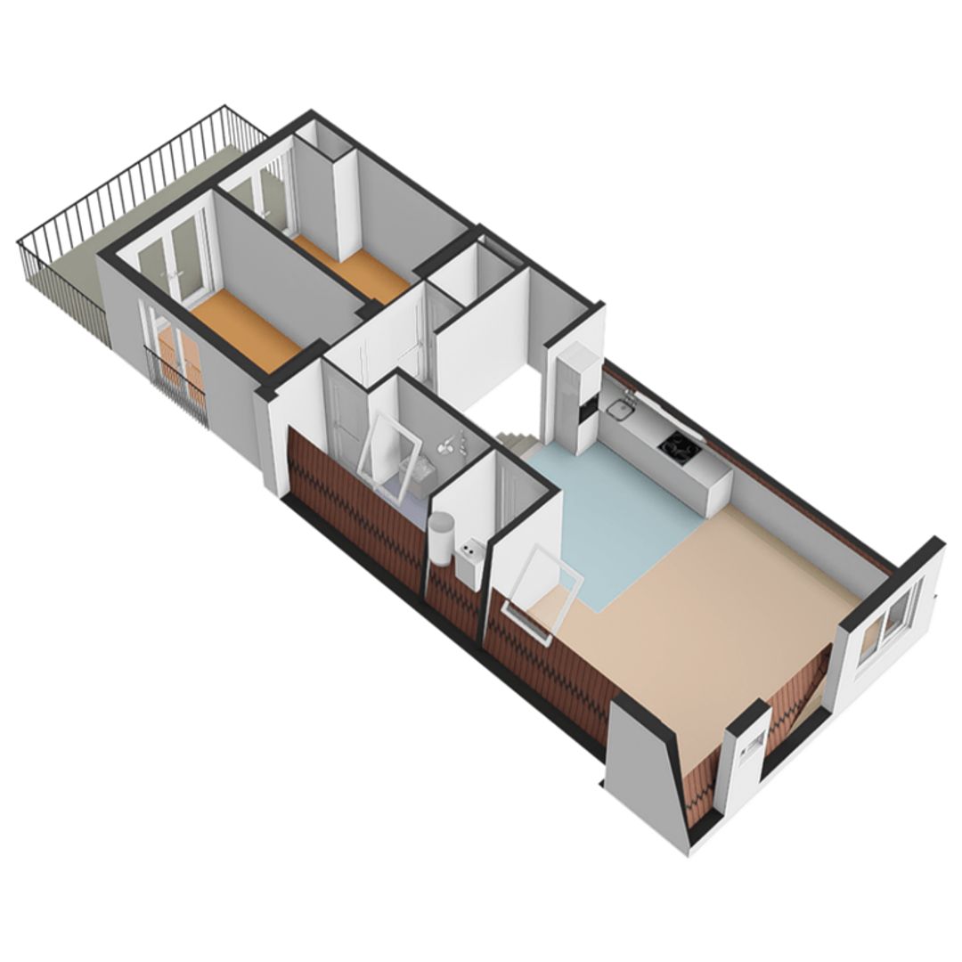 Spuistraat 65 D, Den Haag plattegrond-34