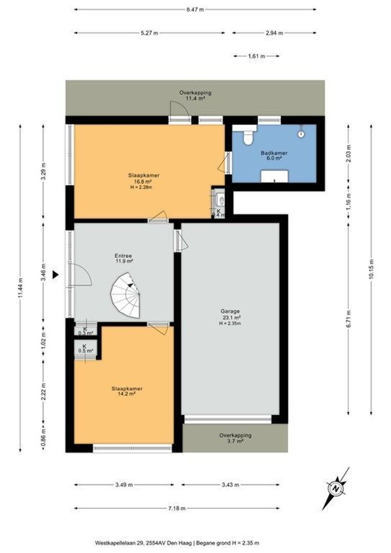 Westkapellelaan 29, Den Haag plattegrond-37