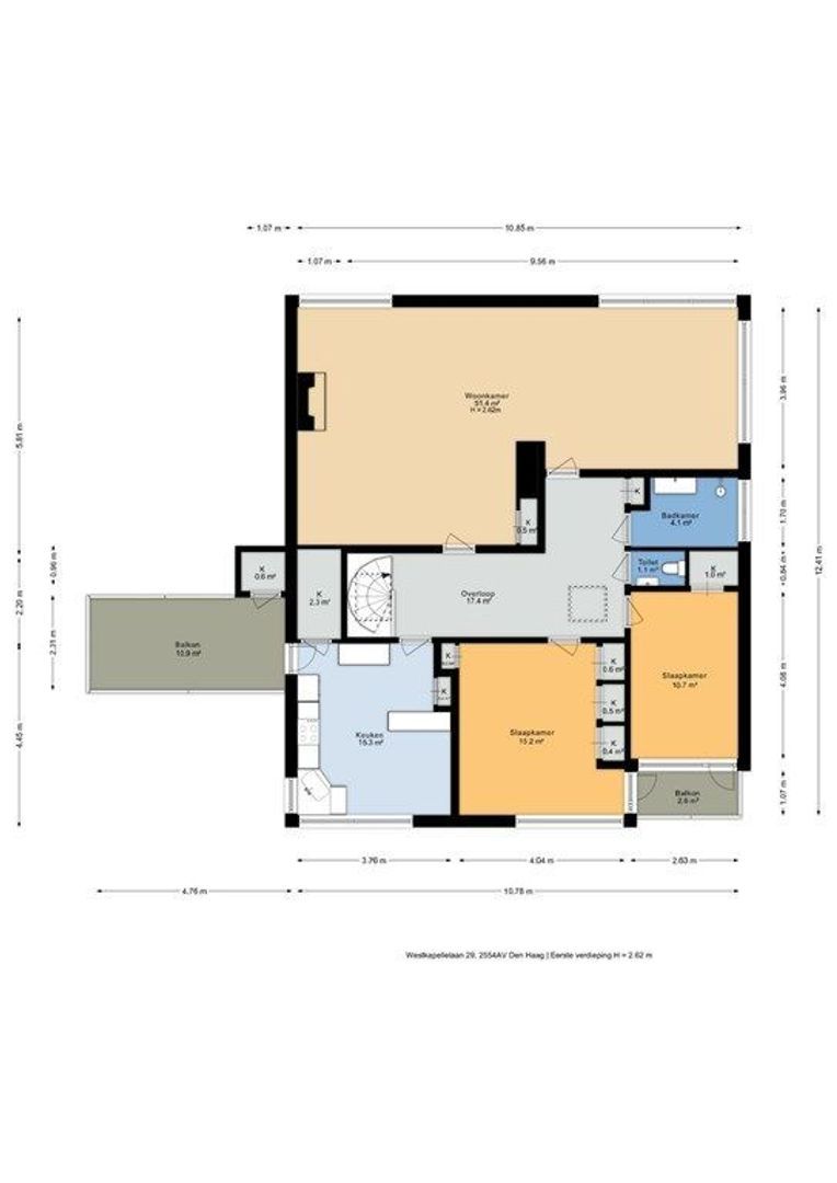Westkapellelaan 29, Den Haag plattegrond-37