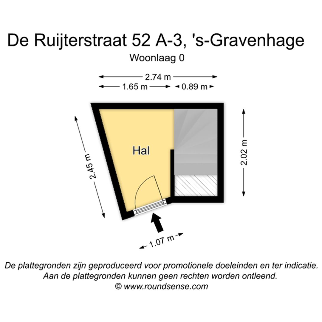 De Ruijterstraat 52 A3, Den Haag plattegrond-23
