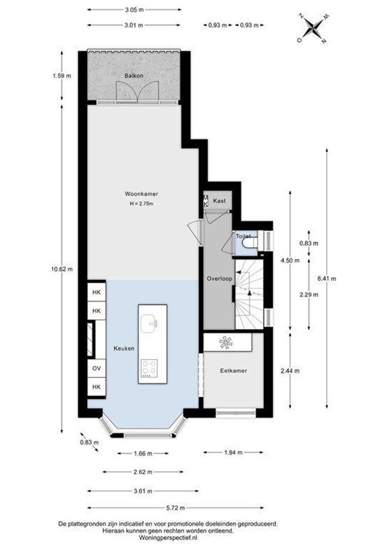 Nieuwe Kerkstraat 67 B, Rotterdam plattegrond-56