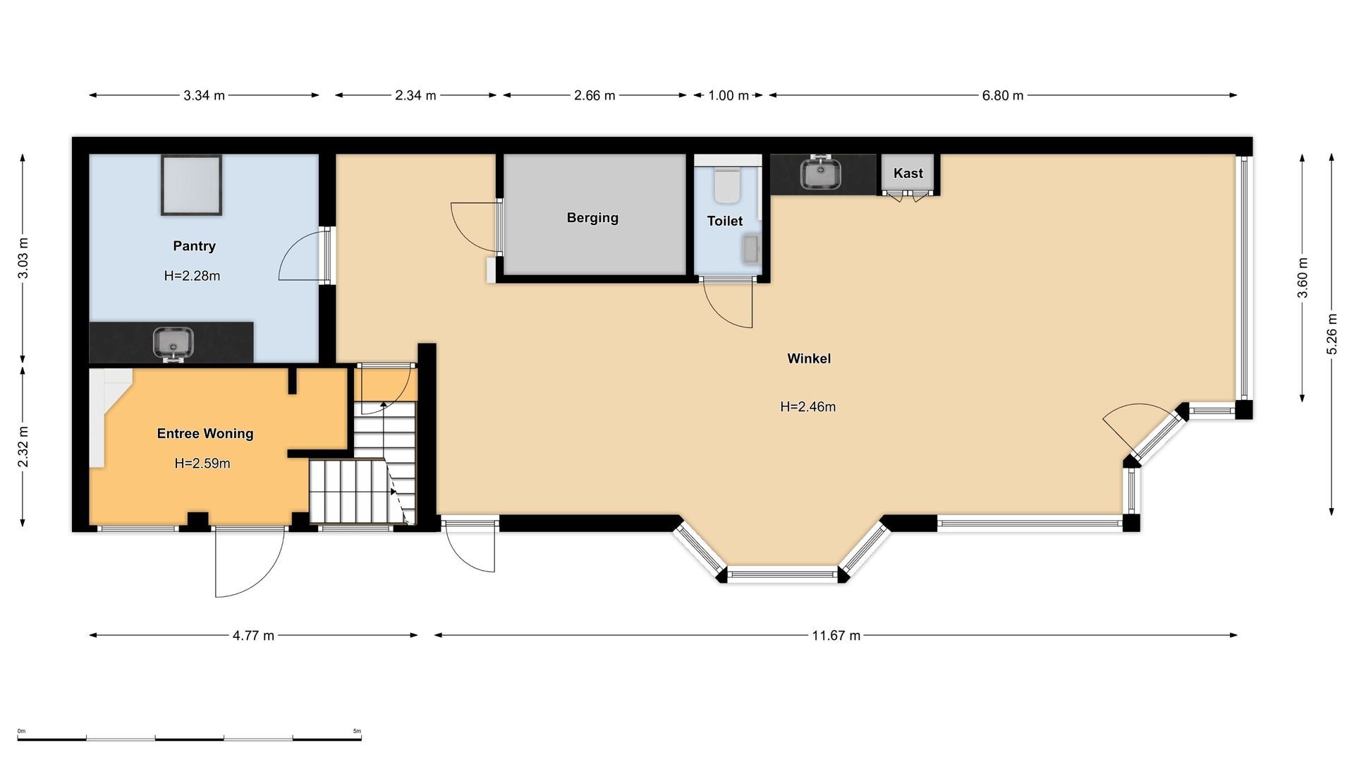 Heidestraat 46 -48, Hilversum plattegrond-0