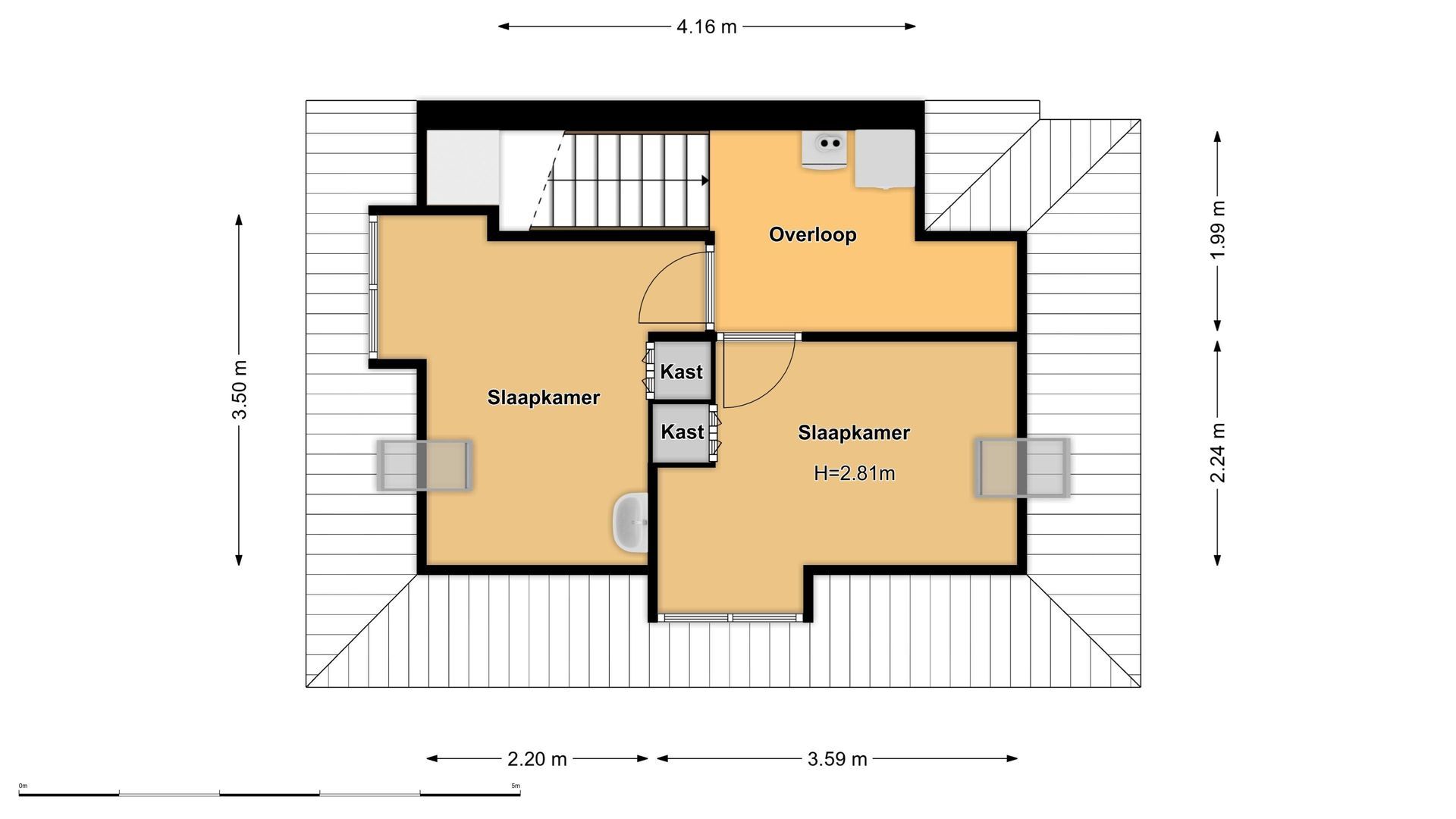 Heidestraat 46 -48, Hilversum plattegrond-2