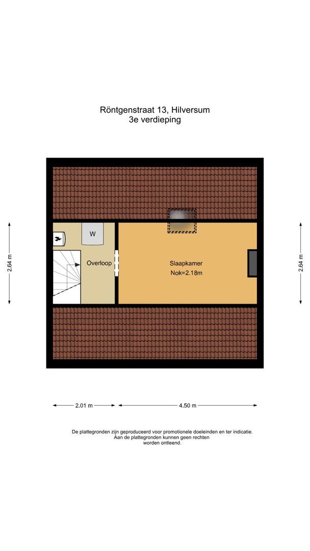 Röntgenstraat 13, Hilversum plattegrond-3