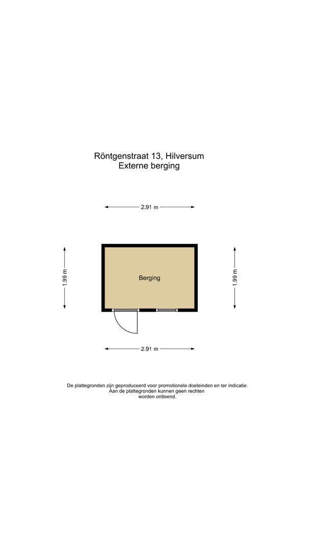 Röntgenstraat 13, Hilversum plattegrond-4