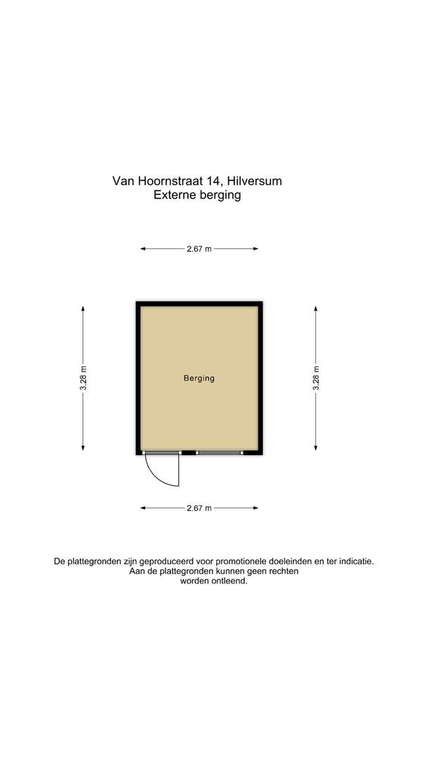 Van Hoornstraat 14, Hilversum plattegrond-3
