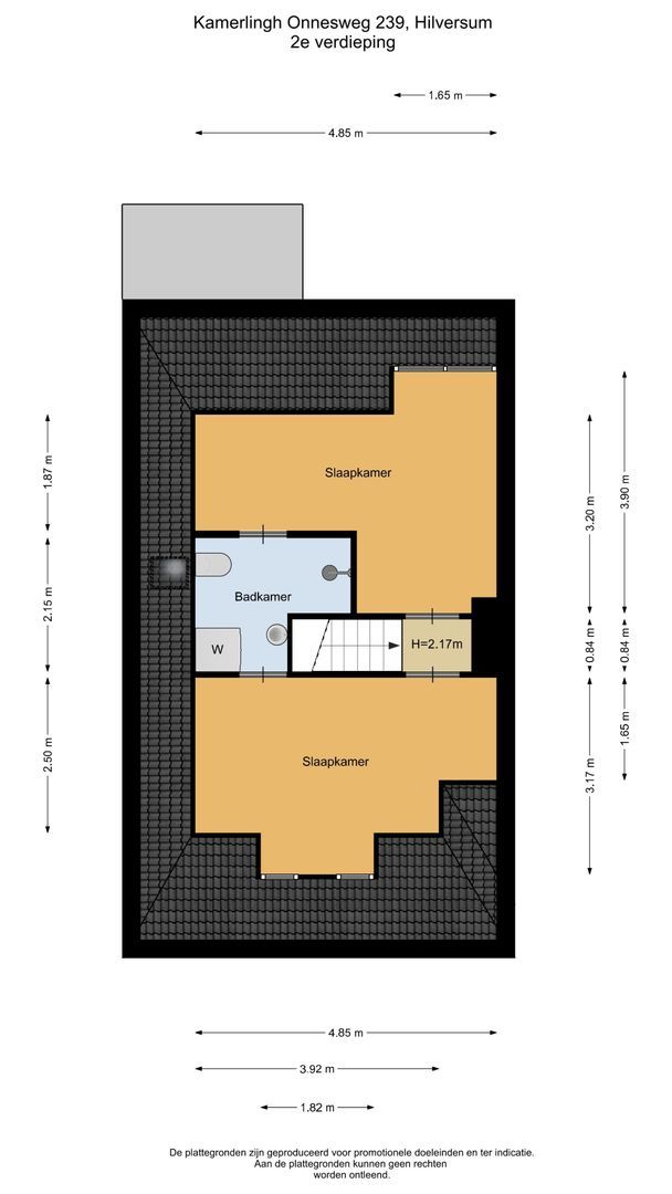 Kamerlingh Onnesweg 239, Hilversum plattegrond-2