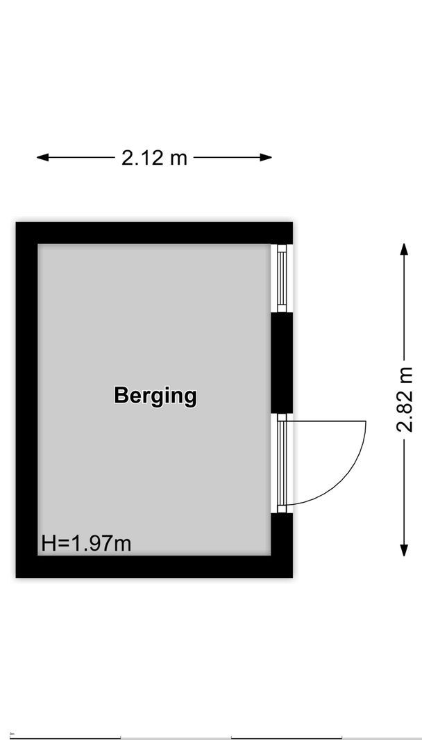 Noordereinde 257, 's-Graveland plattegrond-2