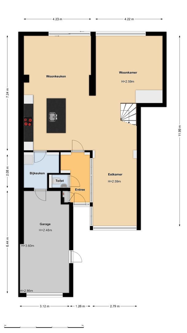 Goudwespmeent 69, Hilversum plattegrond-0