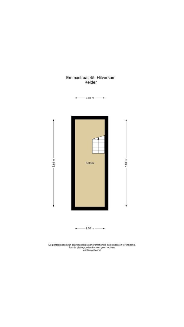 Emmastraat 45, Hilversum plattegrond-3
