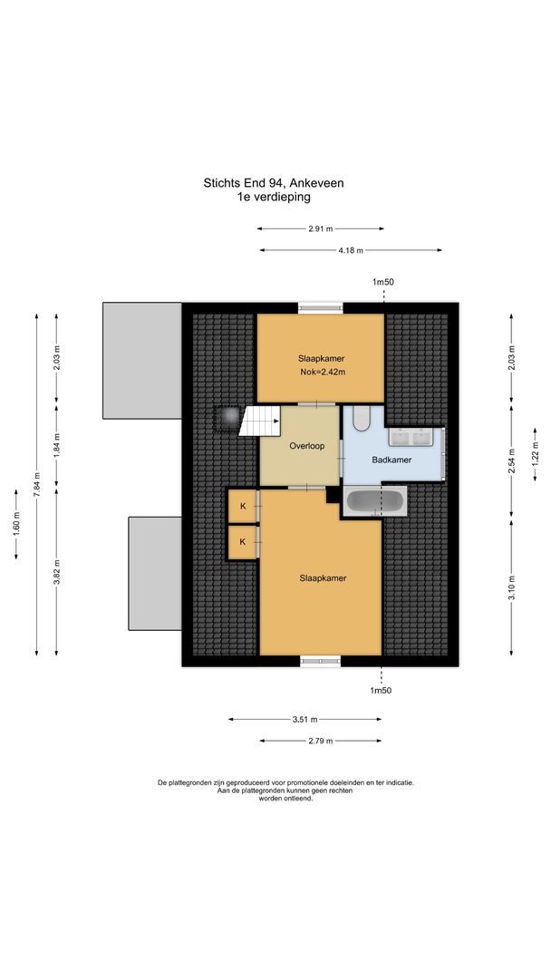Stichts End 94, Ankeveen plattegrond-1