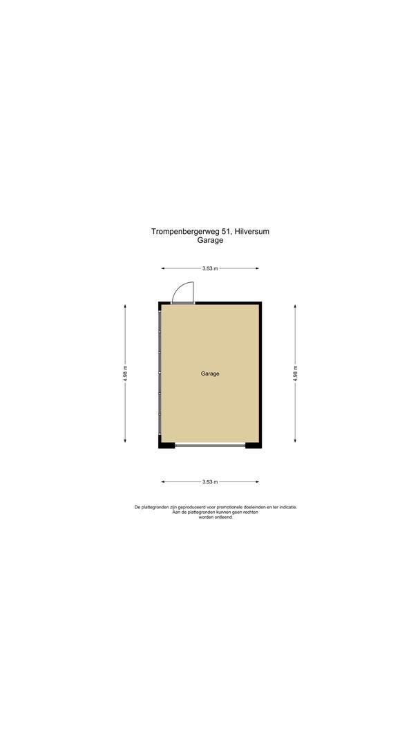 Trompenbergerweg 51, Hilversum plattegrond-5