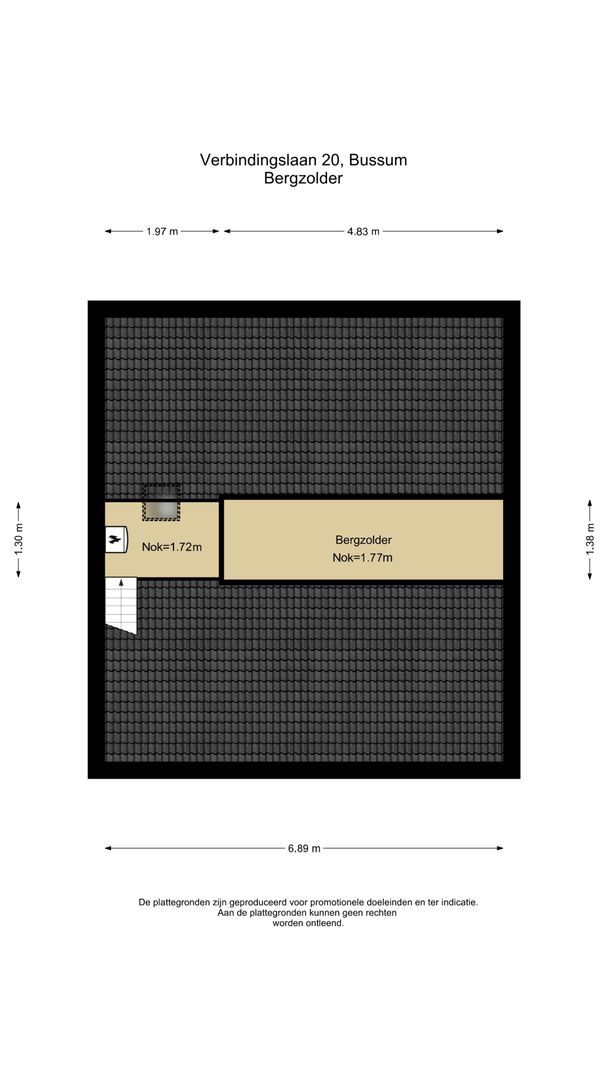 Verbindingslaan 20, Bussum plattegrond-2