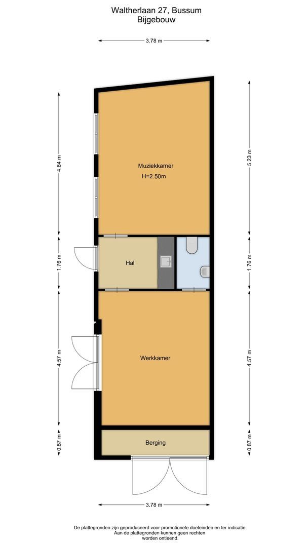 Waltherlaan 27, Bussum plattegrond-4
