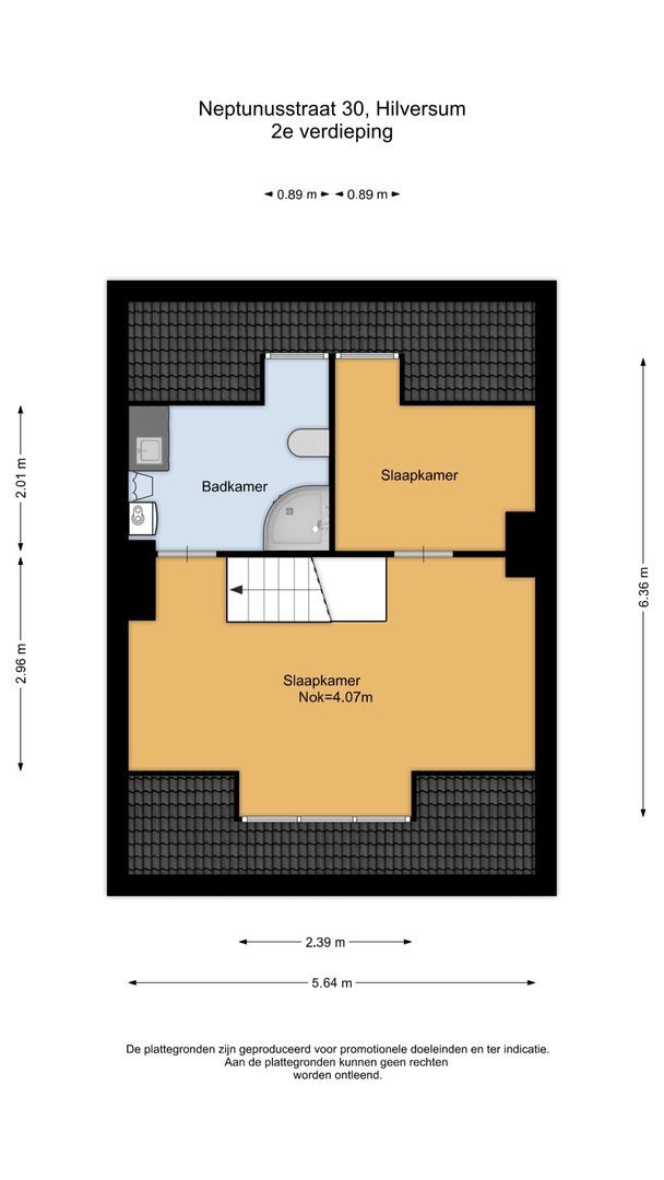 Neptunusstraat 30, Hilversum plattegrond-2