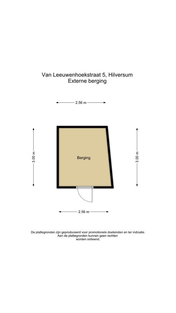 Van Leeuwenhoekstraat 5, Hilversum plattegrond-2