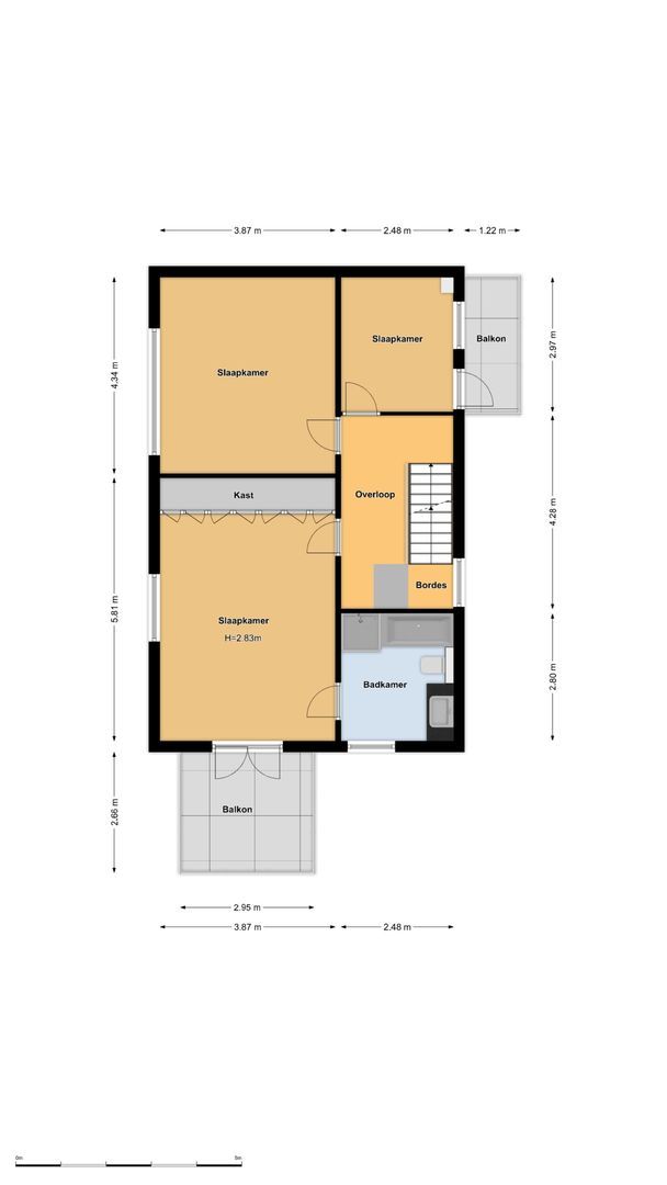 Nieuwe Hilversumseweg 49 A, Bussum plattegrond-1