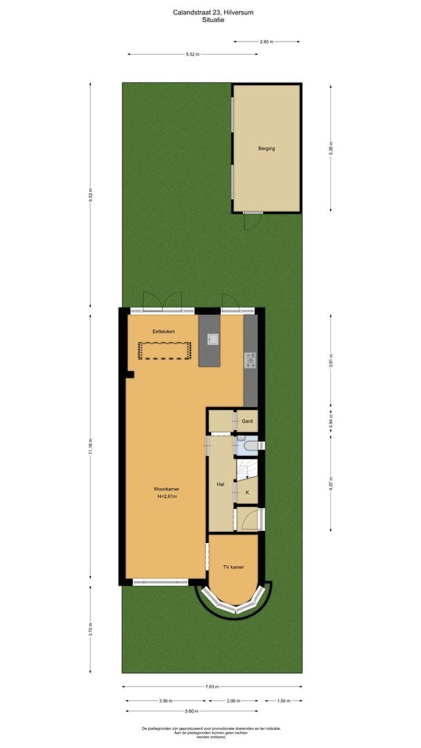 Calandstraat 23, Hilversum plattegrond-0