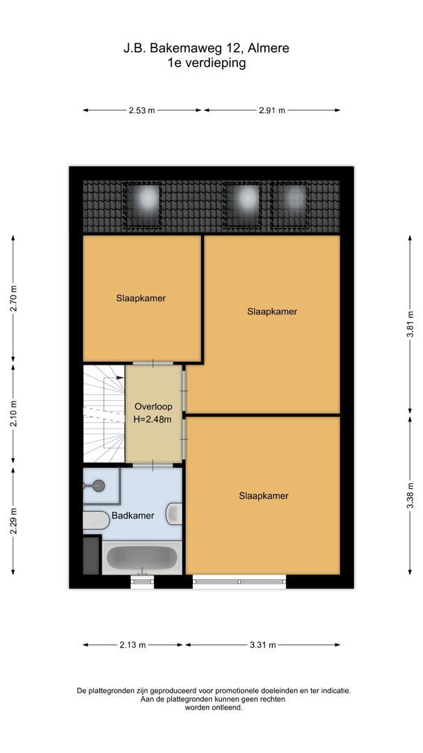 J.B. Bakemaweg 12, Almere plattegrond-2