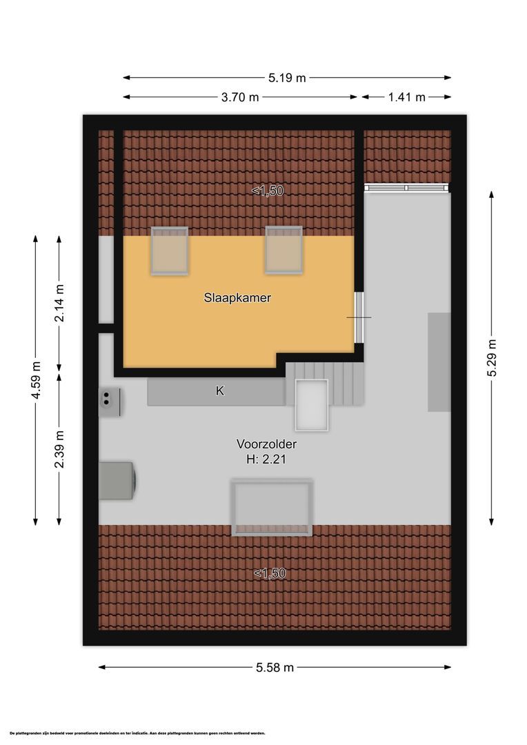 Pelikaanstraat 47, Hilversum plattegrond-2
