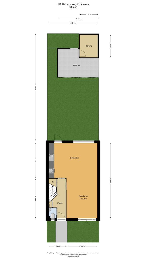 J.B. Bakemaweg 12, Almere plattegrond-0