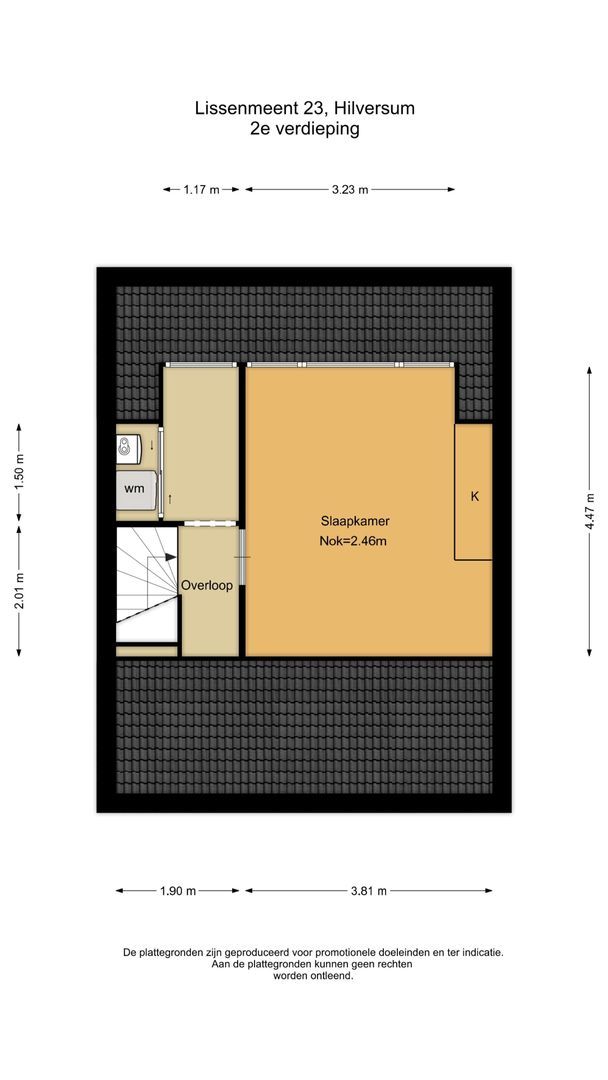 Lissenmeent 23, Hilversum plattegrond-3