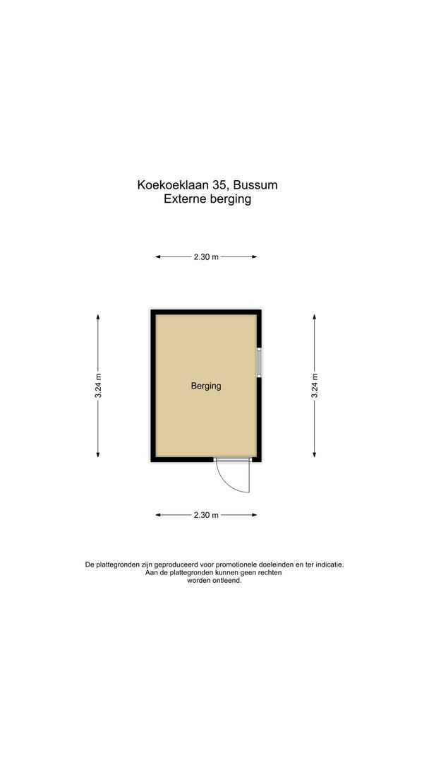Koekoeklaan 35, Bussum plattegrond-3