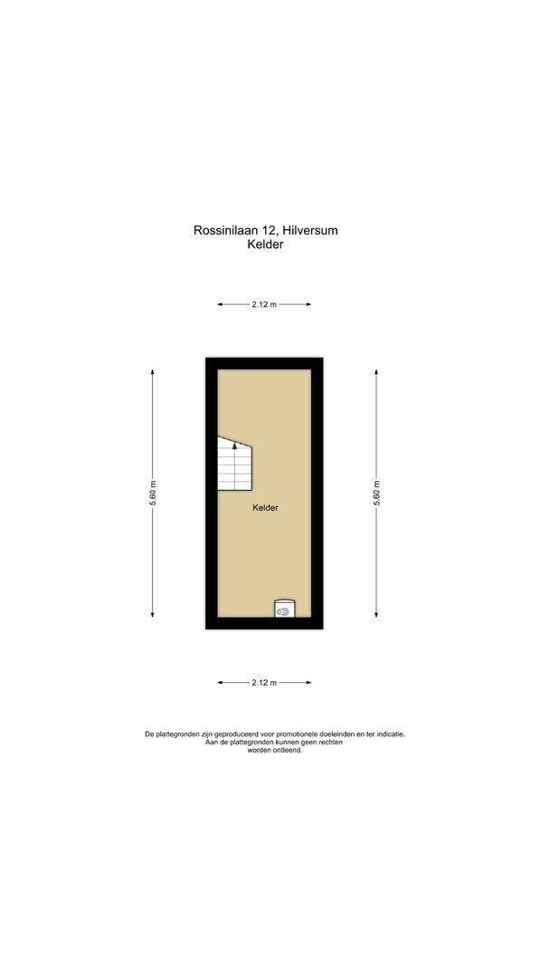 Rossinilaan 12, Hilversum plattegrond-3