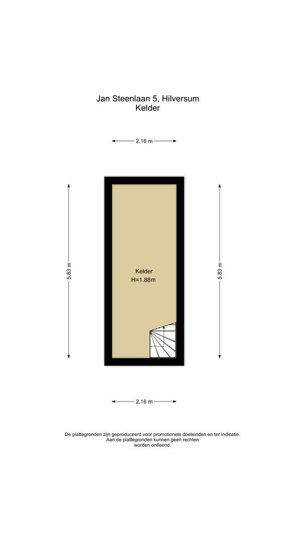 Jan Steenlaan 5, Hilversum plattegrond-3
