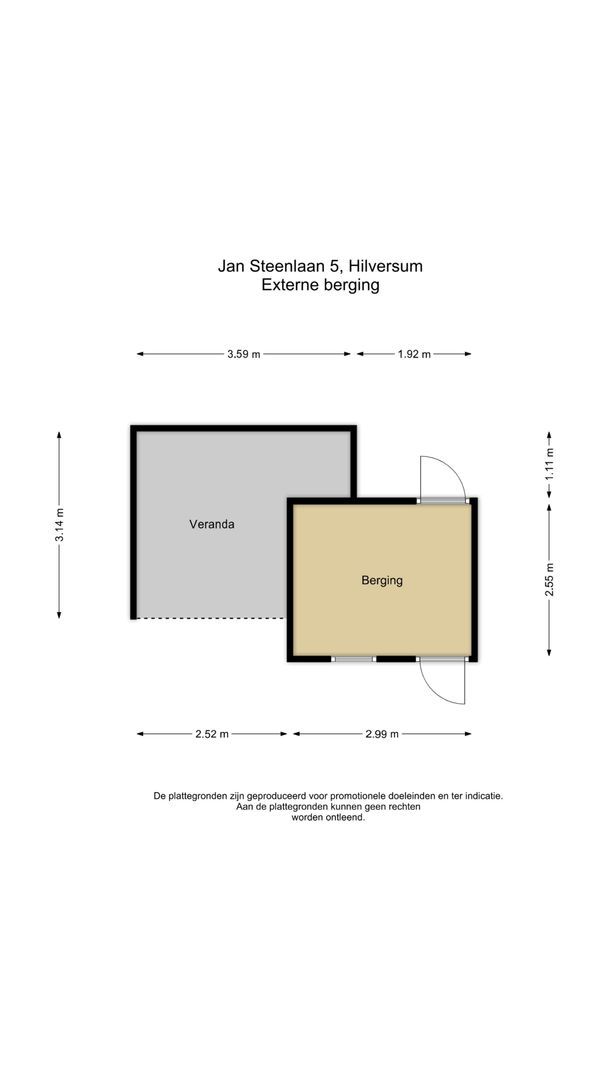 Jan Steenlaan 5, Hilversum plattegrond-4