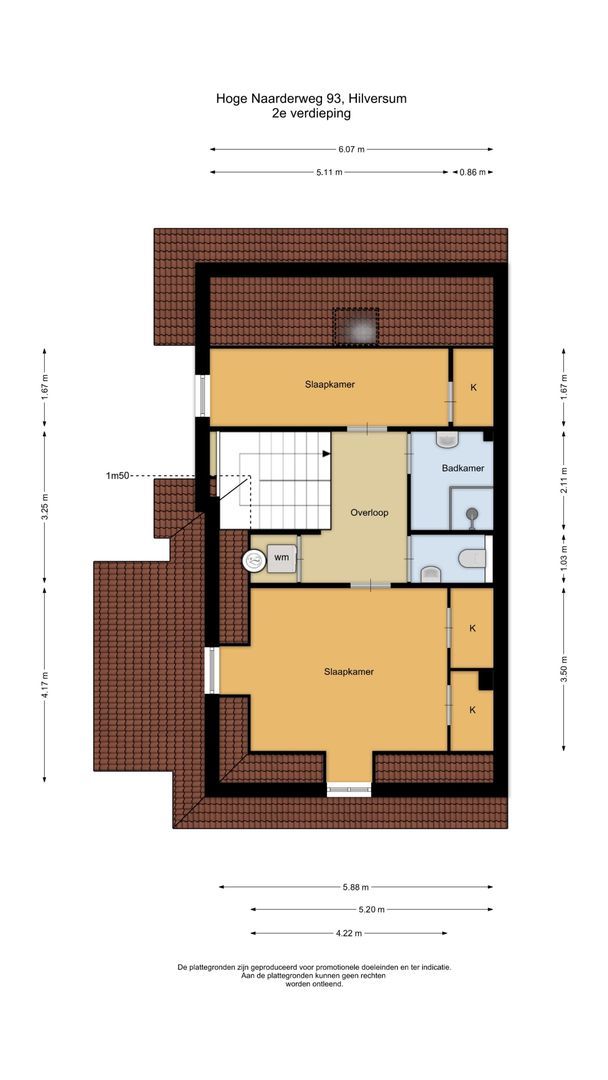 Hoge Naarderweg 93, Hilversum plattegrond-2