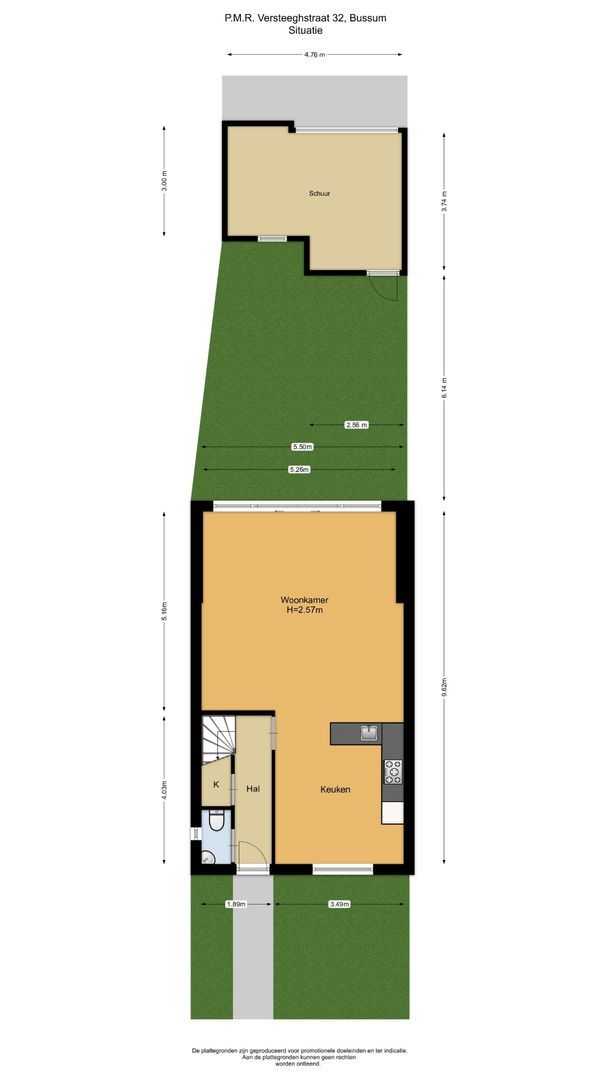 P.M.R. Versteeghstraat 32, Bussum plattegrond-3