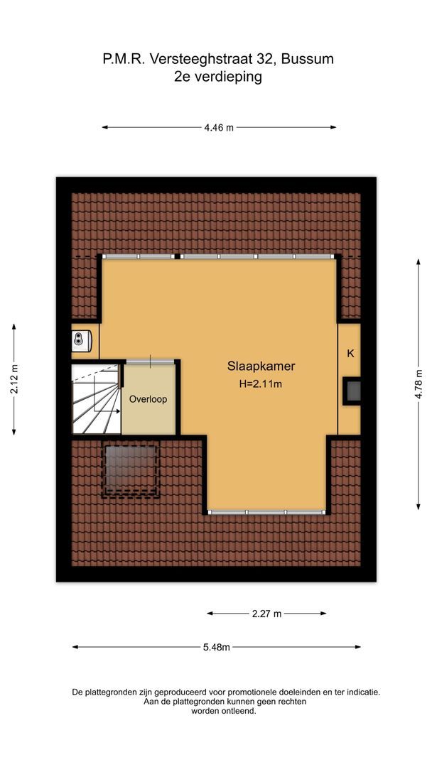 P.M.R. Versteeghstraat 32, Bussum plattegrond-2