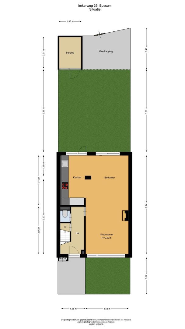 Imkerweg 35, Bussum plattegrond-0