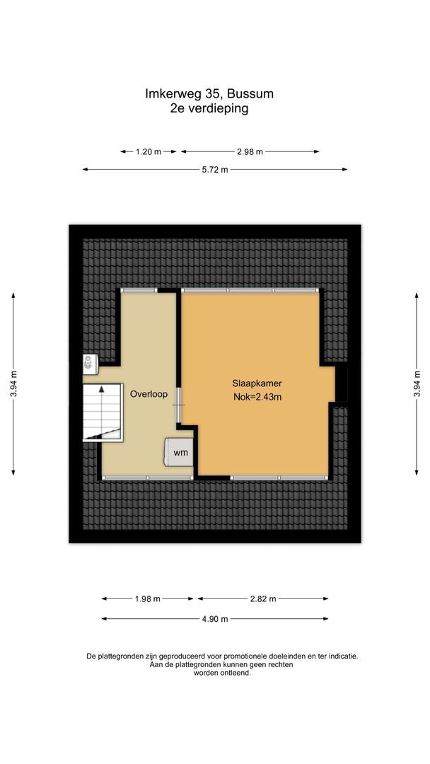 Imkerweg 35, Bussum plattegrond-3