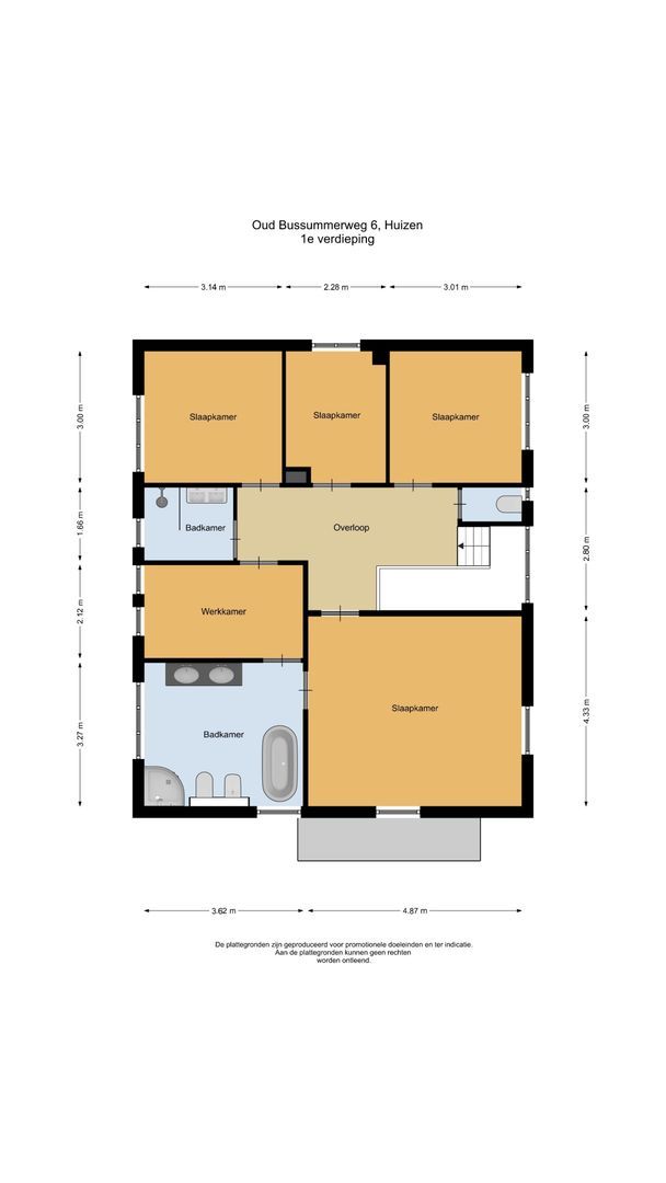 Oud Bussummerweg 6, Huizen plattegrond-1