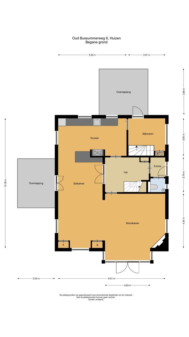 Oud Bussummerweg 6, Huizen plattegrond-0