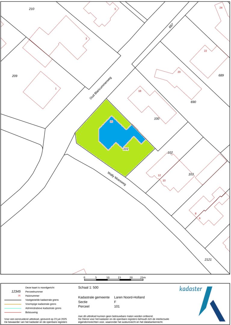 Oud Blaricummerweg 16, Laren plattegrond-3