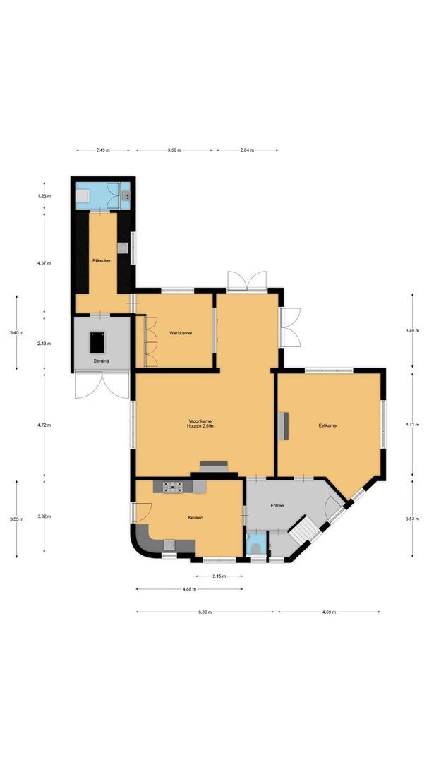 Oud Blaricummerweg 16, Laren plattegrond-0