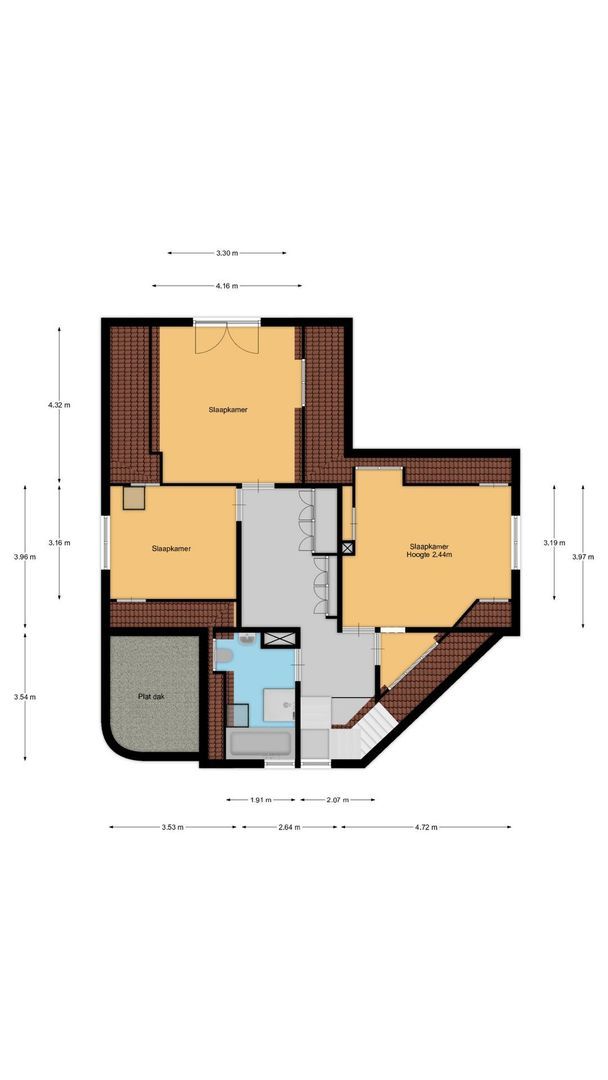 Oud Blaricummerweg 16, Laren plattegrond-1