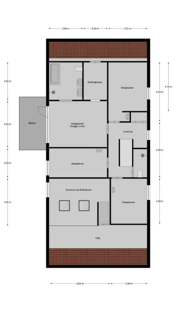Derkinderenlaan 17, Laren plattegrond-2