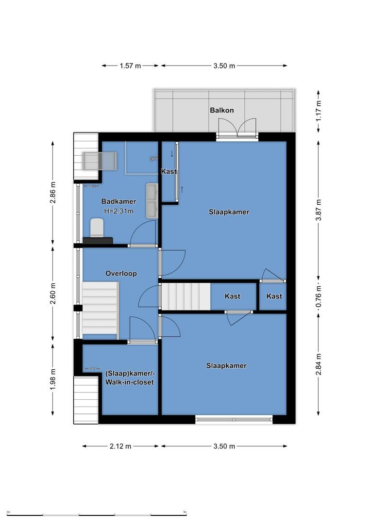 't Paadje 28, Laren plattegrond-1