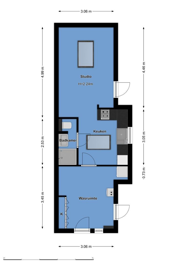 't Paadje 28, Laren plattegrond-3
