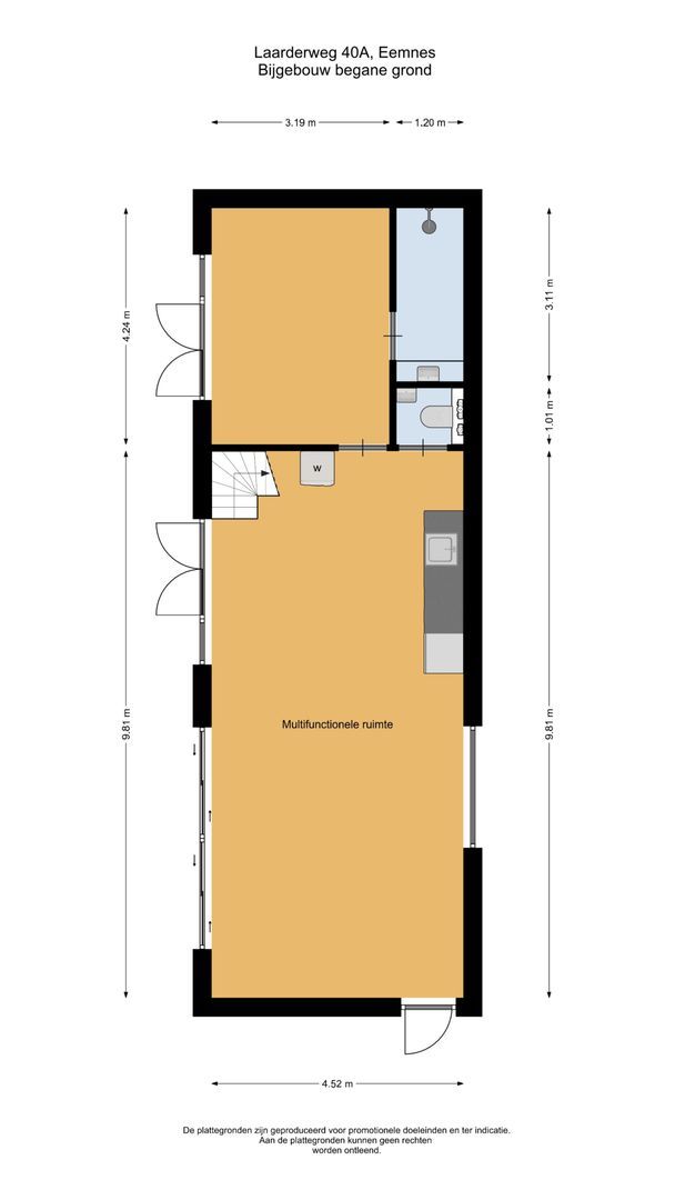 Laarderweg 40 A, Eemnes plattegrond-3